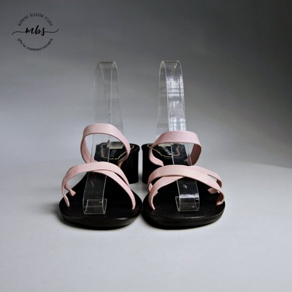 NWOT Jeffrey Campbell Roza Leather Slide Sandals - Picture 3 of 14